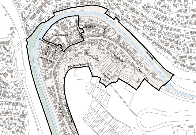 Nördlicher Geltungsbereich - copyright:Stadt Pforzheim
