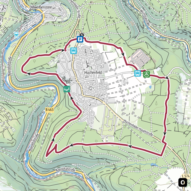 Minimap Keibelweg - Quelle: Outdooractive Minimap Keibelweg - Quelle: Outdooractive