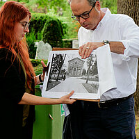 Begehung Hauptfriedhof Gemeinderat