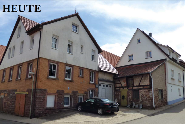 Alte Schmiede heute (Farbfoto, Außenansicht) - copyright:denk mal!-Tour Hohenwart