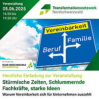 Stürmische Zeiten, schlummernde Fachkräfte, starke Ideen - Warum Vereinbarkeit sich für Unternehmen auszahlt