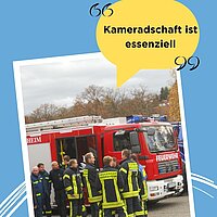 Info-Seite Feuerwehr zum Thema Kameradschaft