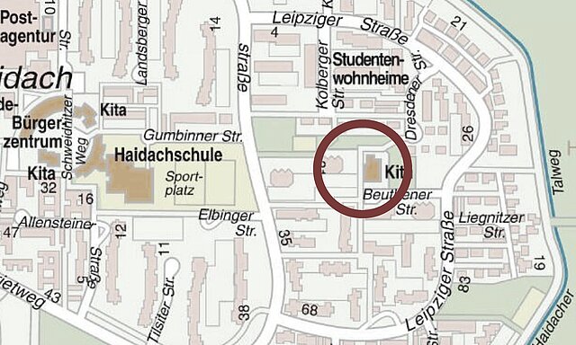 Kita Beuthener Straße Lage