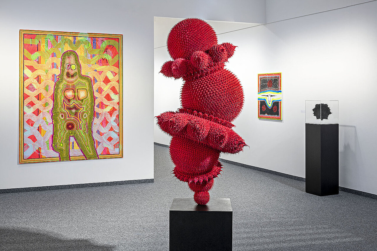 Ausstellungsansicht in der Pforzheim Galerie, Foto Winfried Reinhardt