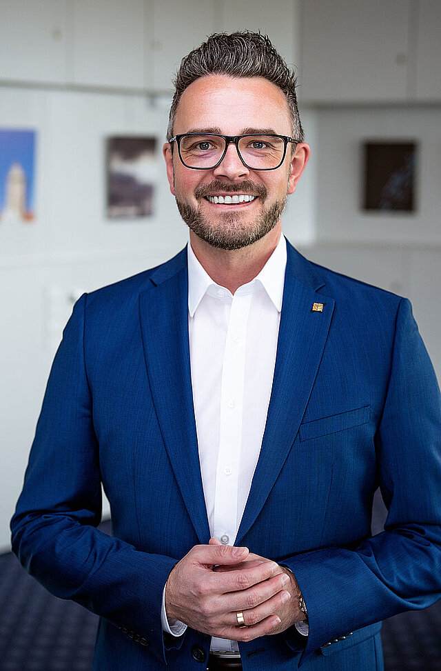 Porträtfoto: Oberbürgermeister Peter Boch - copyright:Stadt Pforzheim