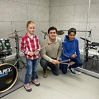 tegratives Musikprojekt mit geflüchteten Musikschülerinnen und -schülern