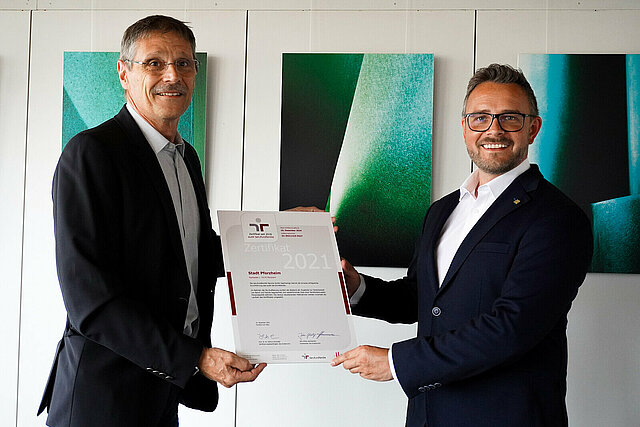 Zertifizierung Stadt Pforzheim