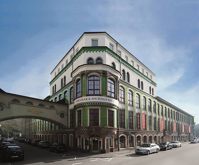Das Kollmar & Jourdan Haus Foto: Außenansicht des Kollmar & Jourdan Haus in der Bleichstraße in Pforzheim