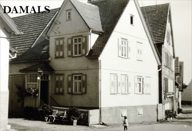 Historische Schwarz-Weiß-Aufnahme: Wilhelmstraße 8 - copyright:privat