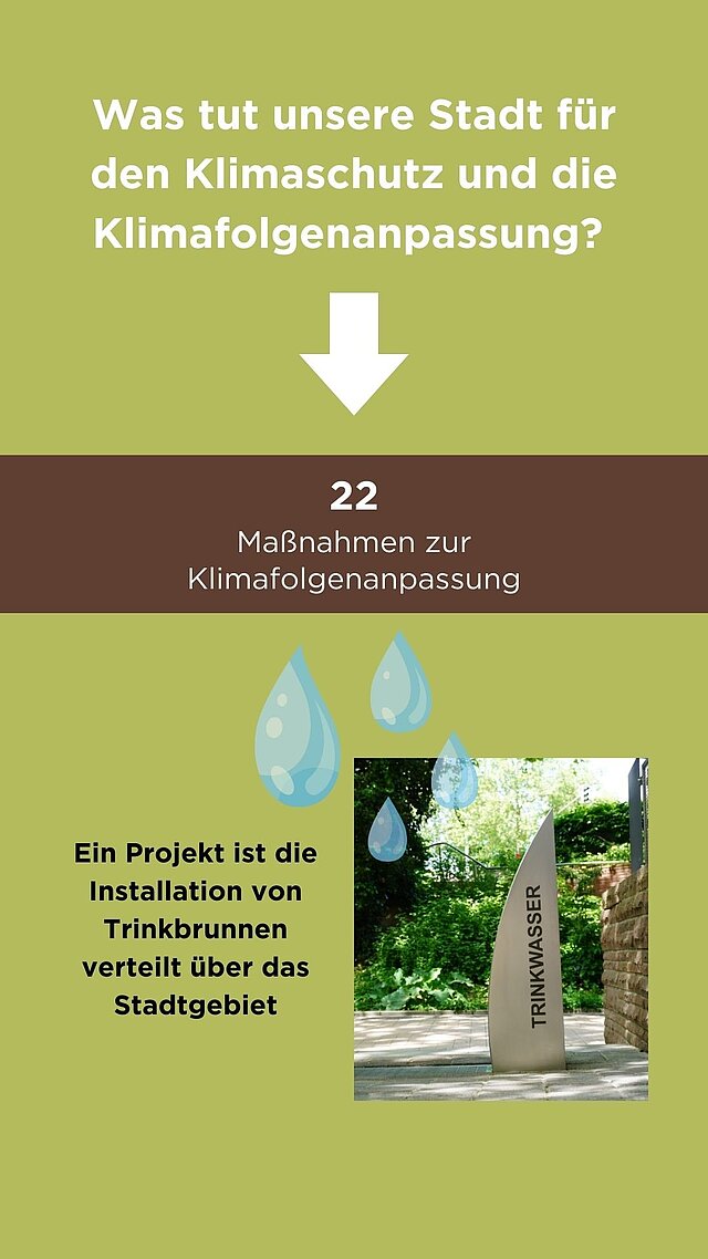 Infofolie Klimaschutz und Klimafolgenanpassung  - copyright:Stadt Pforzheim