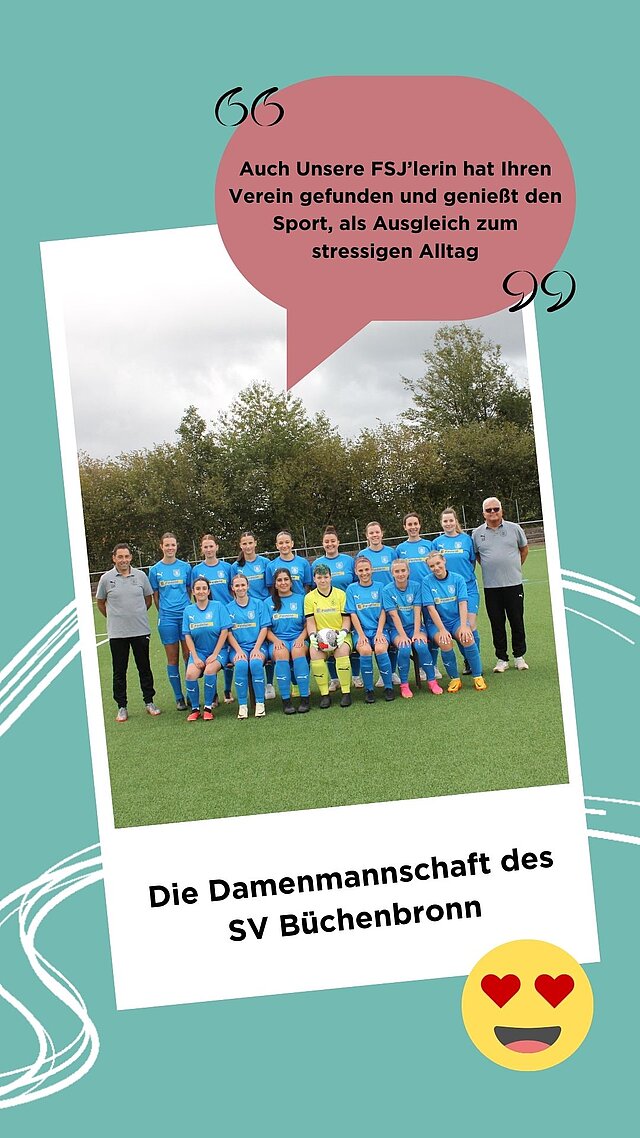 Mannschaftsbild Damenmannschaft SV Büchenbronn - copyright:Stadt Pforzheim