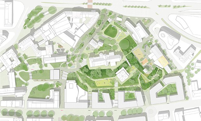 Entwurfsplan 1 - copyright:Studio Malta und Lavaland/Treibhaus aus Berlin