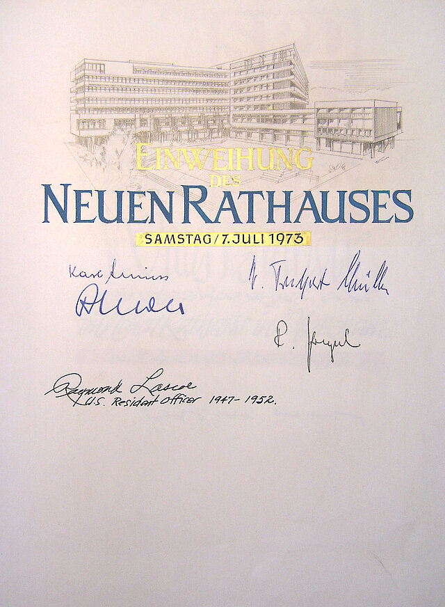 Bild: Einweihung Neues Rathaus