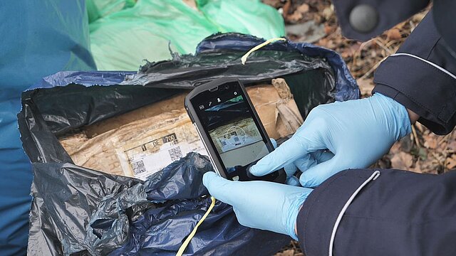 Waste Watcher im Einsatz: Wilder Müll - copyright:Stadt Pforzheim