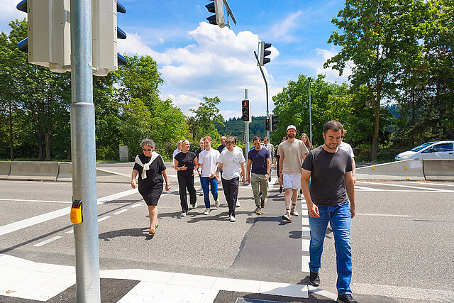 Neue Querung für Fußgänger an der B10 - copyright:Stadt Pforzheim