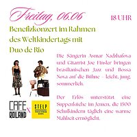 Benefizkonzert mit DUO DE RIO