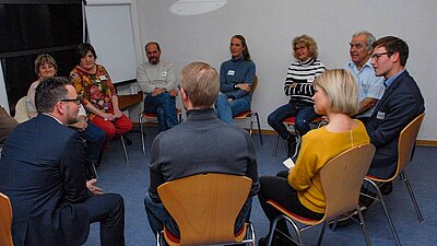 Auftakt der Nachbarschaftsgespräche in der Au