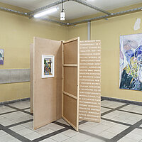 Abschnitt eines Ausstellungsraumes