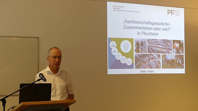 Auftakt Begrüßgung Auftaktveranstaltung Begrüßung durch Sozialbürgermeister Frank Fillbrunn