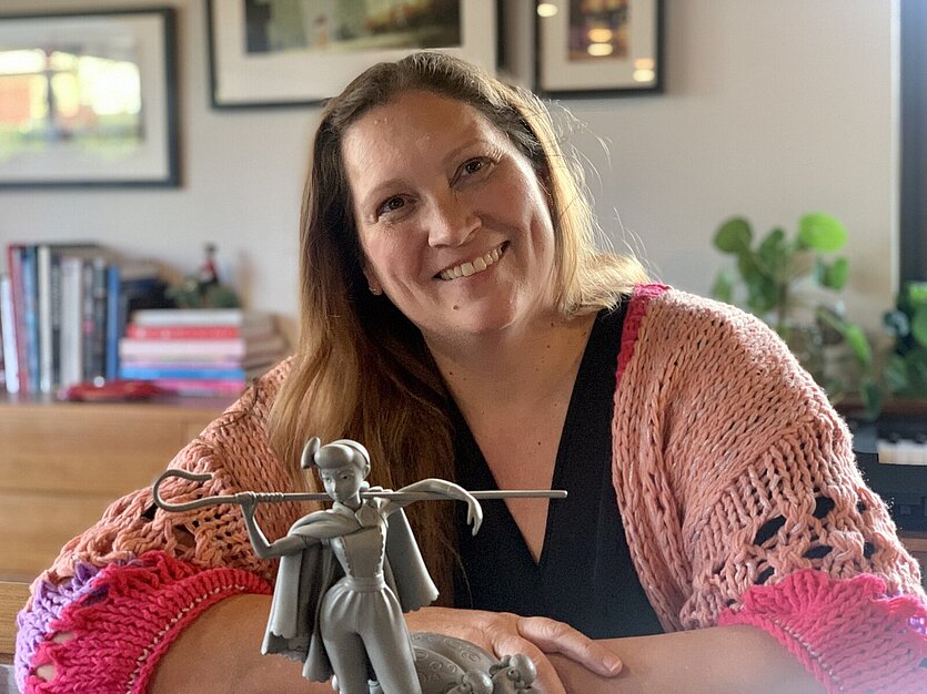 Fotografie einer Frau bin braunen Haaren - copyright: Tanja Krampfert - Ersteller: Tanja Krampfert