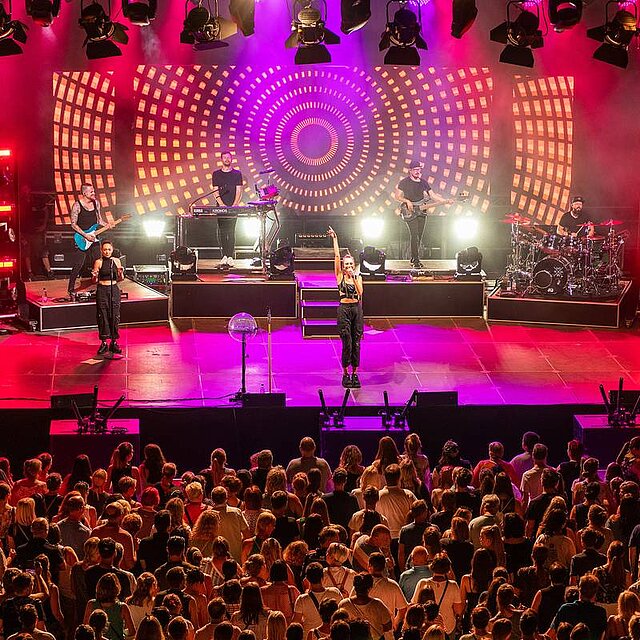 Konzert der Band Glasperlenspiel im Kulturhaus Osterfeld