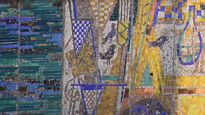 Mosaik einer Fassade