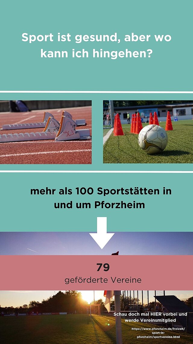 Informationsseite Sport - copyright:Stadt Pforzheim