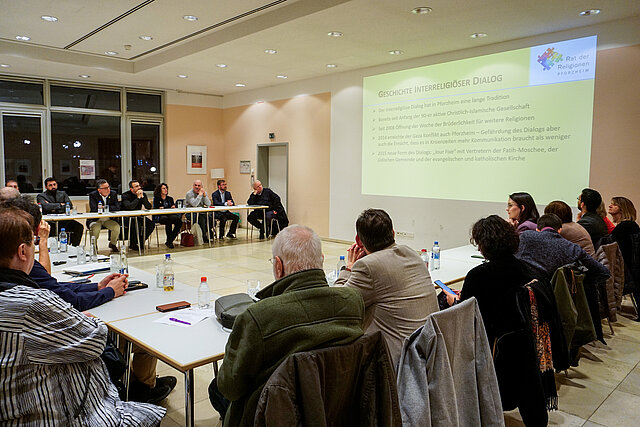 Sitzung Rat der Religion in der Stadtbibliothek in Pforzheim