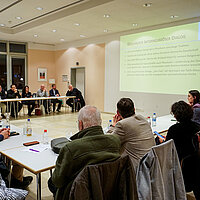 Sitzung Rat der Religion in der Stadtbibliothek in Pforzheim