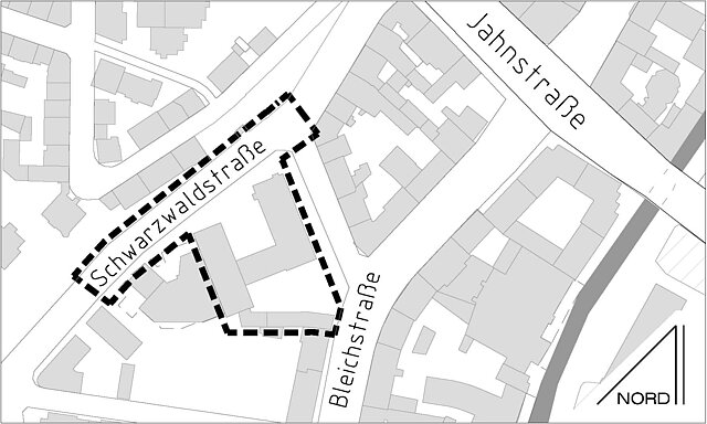 Geltungsbereich Bebauungsplan