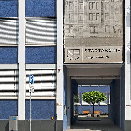 Frontansicht des Stadtarchivs