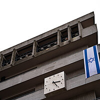 Israelflagge Rathaus