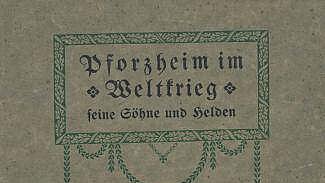 Abbildung: Vorderer Einband des Gedenkbuchs