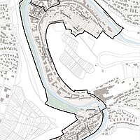 Lageplan Sanierungsgebiet Dillweißenstein