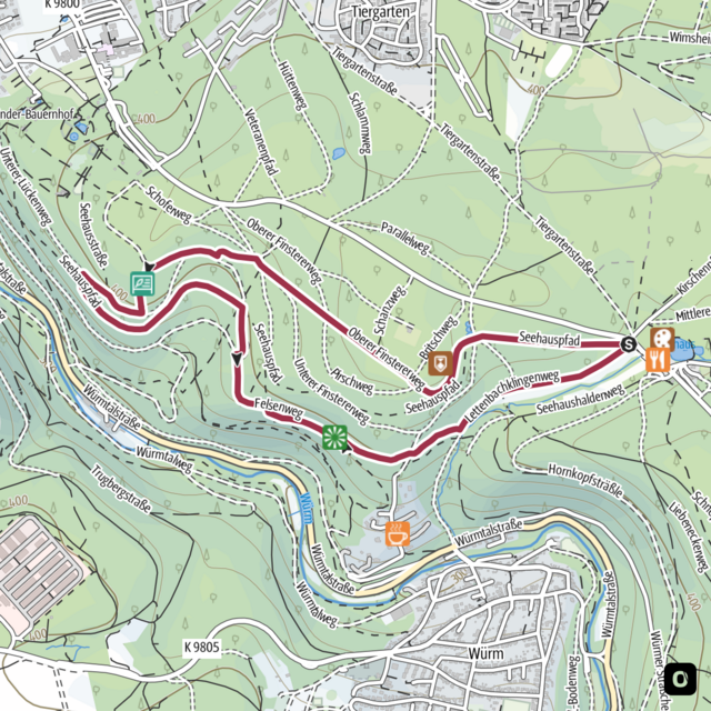 Minimap Specht - Quelle: Outdooractive Minimap Specht - Quelle: Outdooractive