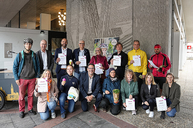 Farbfoto: Gruppenbild