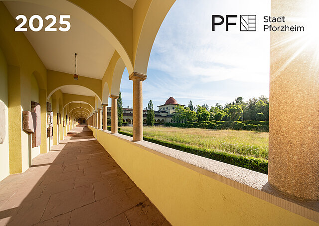 Kalender Deckblatt 2025 mit Torbogen