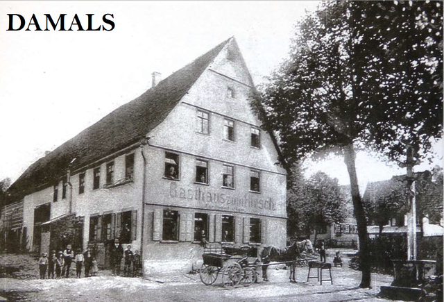 Historische Aufnahme: Ehemaliges Gasthaus "Zum Hirsch" in Pforzheim Hohenwart - copyright:privat