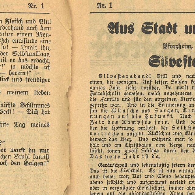 Alte Zeitungen