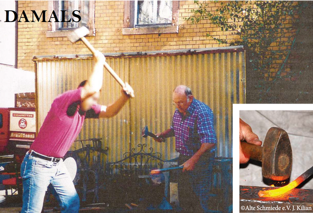 Historische Aufnahme der alten Schmiede - copyright:Alte Schmiede e.V.