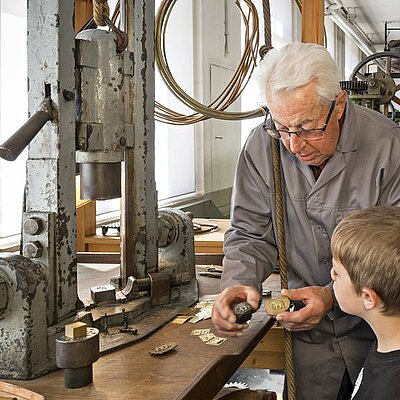 Vorführung im Technischen Museum