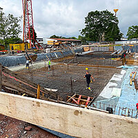 Arbeiten Stadtteilbad Huchenfeld