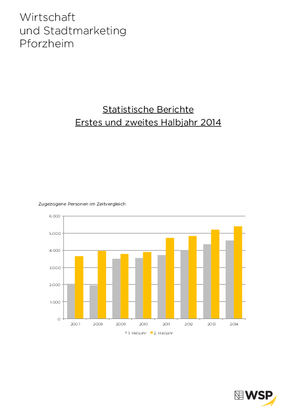 Statistischer Halbjahresbericht 1/2014 und 2/2014