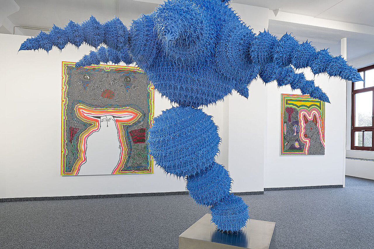 Ausstellungsansicht in der Pforzheim Galerie, Foto Winfried Reinhardt