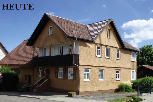 Farbfoto: Schellbronnerstraße 31, heute, Außenansicht - copyright:denk mal!-Tour Hohenwart