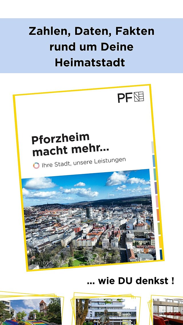 Teaserbild der neuen Broschüre Pforzheim macht mehr.. - copyright:Stadt Pforzheim