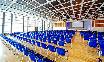 CongressCentrum Pforzheim CCP Location für Kongress Tagung und Symposium in Baden-Württemberg Mittlerer Saal Reihenbestuhlung