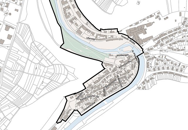 Südlicher Geltungsbereich - copyright:Stadt Pforzheim
