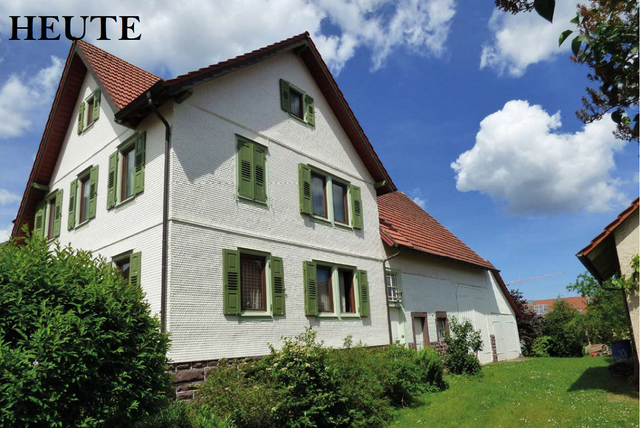Alter Rathausweg 4 heute: Farbfotografie des Gebäude von außen - copyright:denk mal!-Tour Hohenwart