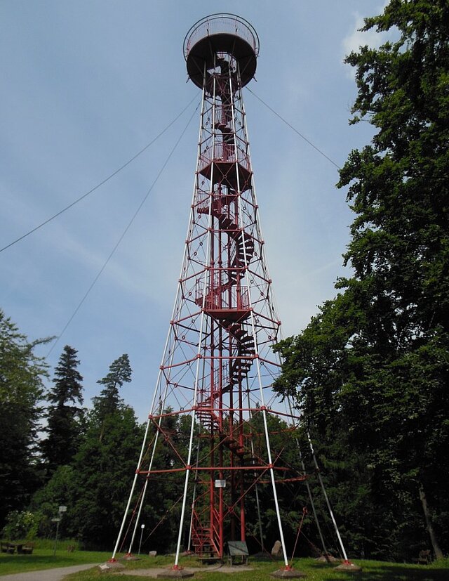 Aussichtsturm Büchenbronn Bild Aussichtsturm Büchenbronn früher